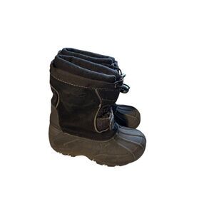 Totes Youth boys Black Insulated Winter Boots Size 13